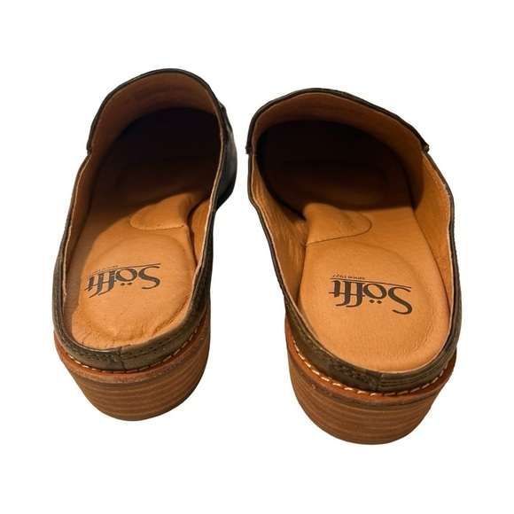 NEW SOFFTT Naoko Leather Camo Mule Sz 9 - Picture 4 of 6